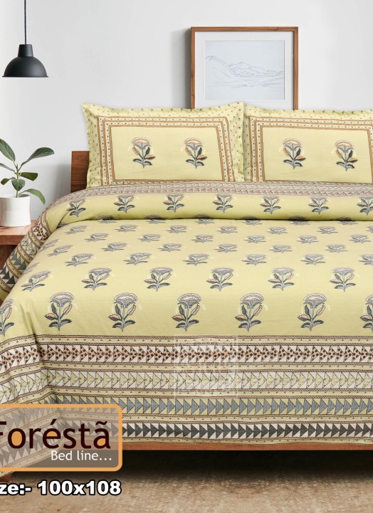 Foresta Double Bed Bedsheet-16